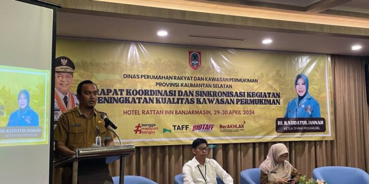 Tingkatkan Kualitas Kawasan Permukiman, Pemprov Kalsel Selenggarakan Rakor