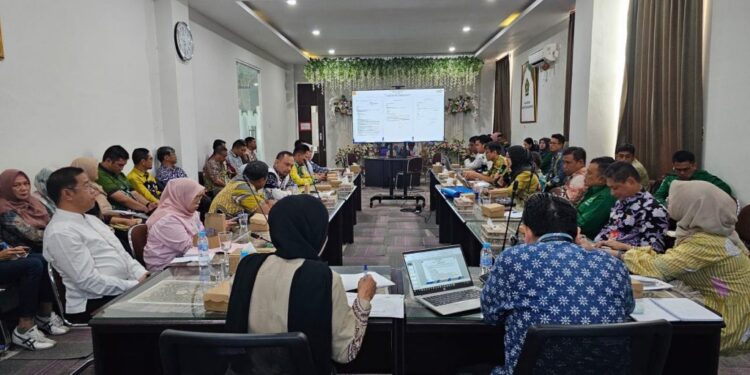 PJ Sekda Kota Banjarbaru Pimpin Rakor Pencegahan Korupsi Sektor Perizinan