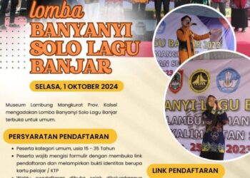 PEMPROV KALSEL AKAN SELENGGARAKAN LOMBA MENYANYI LAGU BANJAR