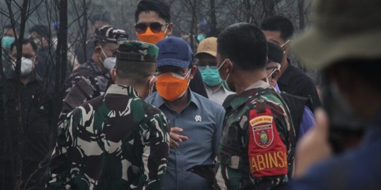 Asap Karhutla Tak Sehat, Wamenko Pangan Imbau Warga Gunakan Masker